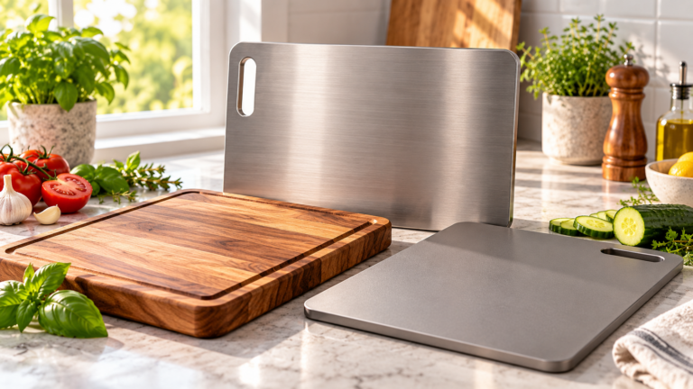 Wood vs. Stainless Steel vs. Titanium Cutting Boards: Which Fits Your Kitchen?
